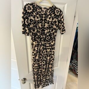 Rebecca Taylor Leopard Print Midi